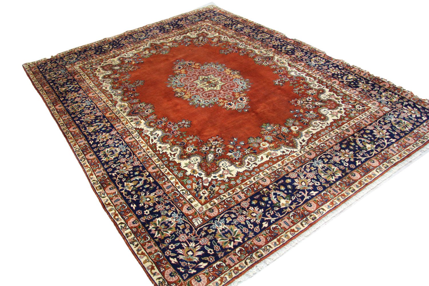 Orientteppich - Indus 302 x 240 cm - blau