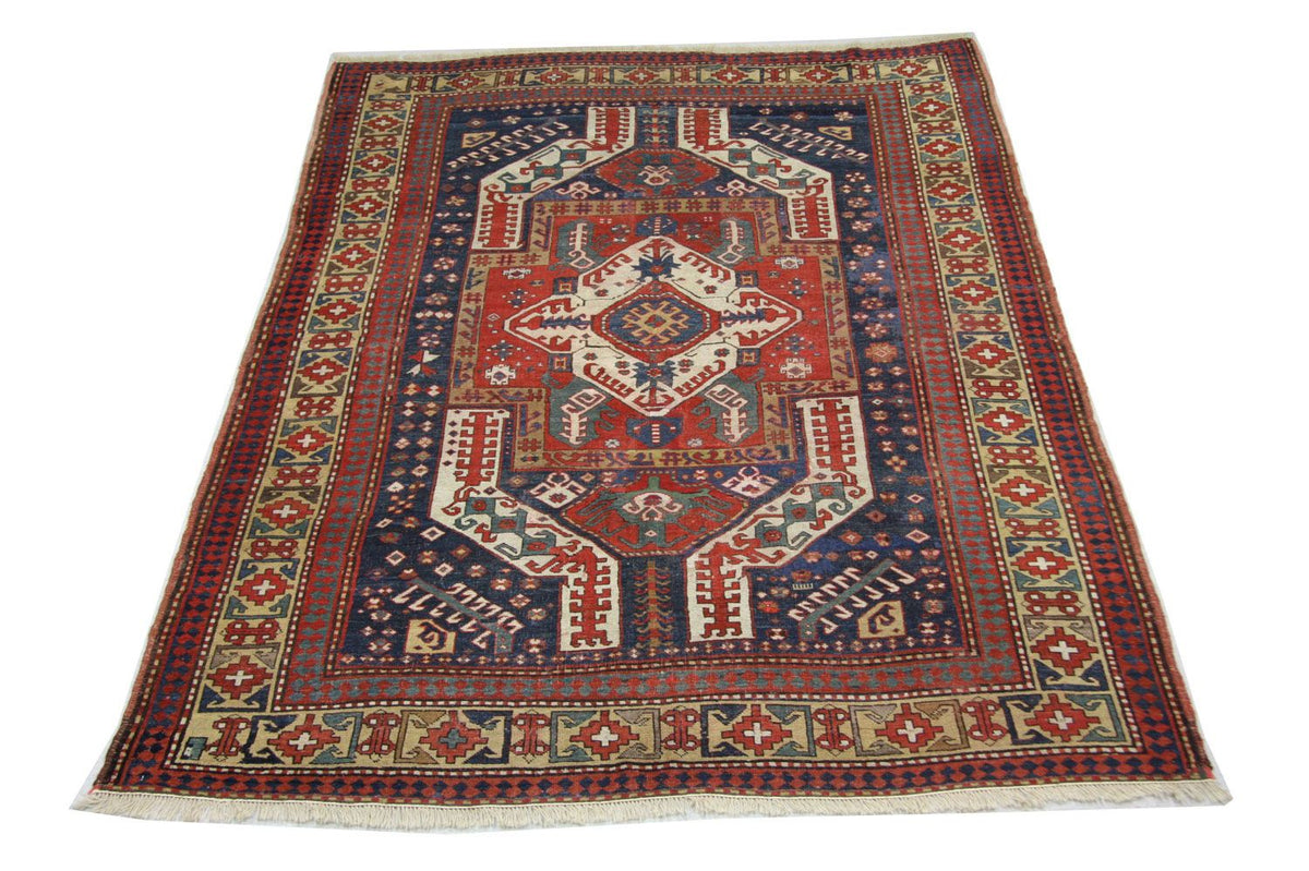 Ziegler Teppich - Kazak 250 x 186 cm - blau