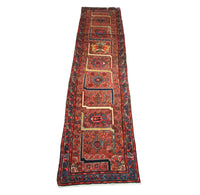 Tapis de couloir Tapis persan - Nomadic - 490 x 84 cm - marron