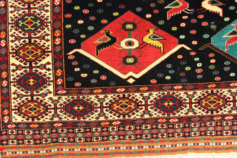 Turkaman Teppich 158 x 132 cm - blau