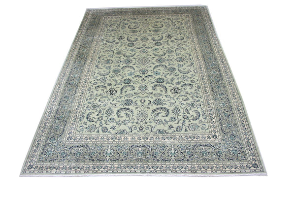 Perserteppich - Keshan 362 x 251 cm - blau