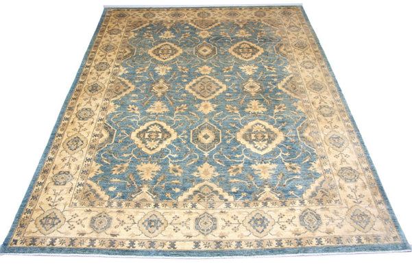 Ziegler Teppich 375 x 269 cm - blau