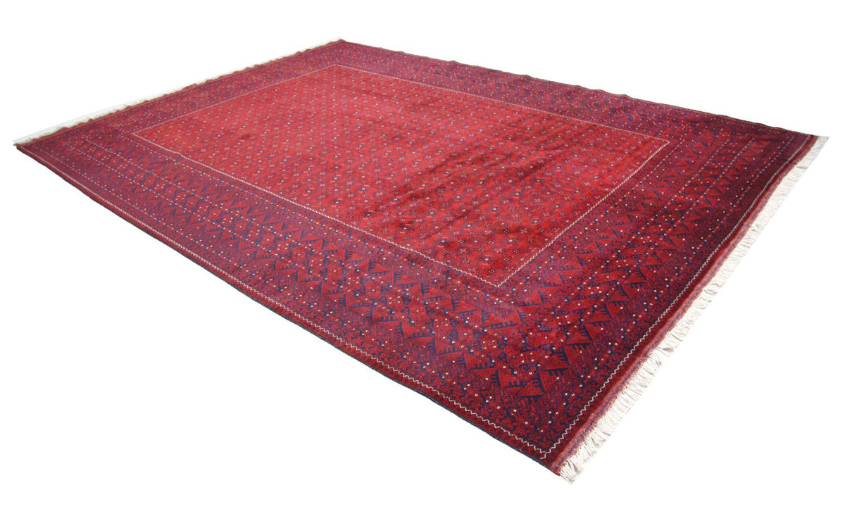 Afghan Teppich - Buchara 334 x 247 cm - rot