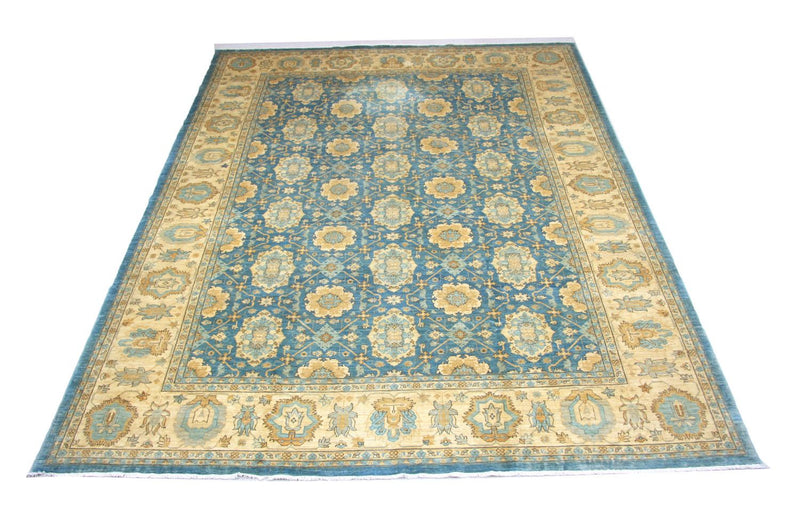 Ziegler Teppich 366 x 266 cm - blau