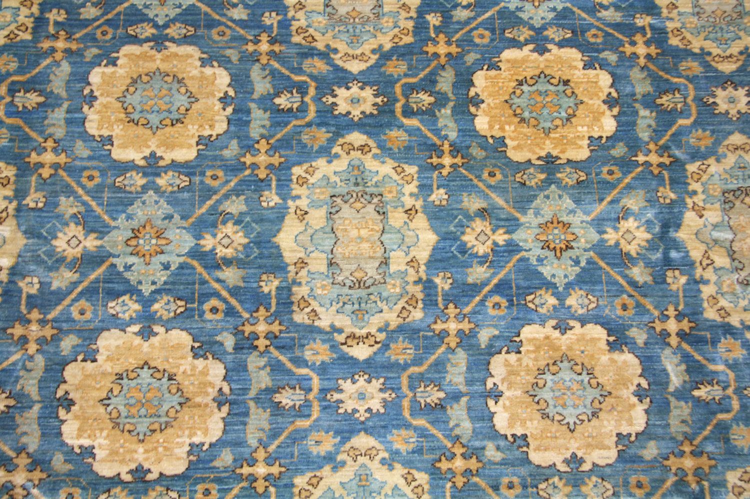 Ziegler Teppich 366 x 266 cm - blau