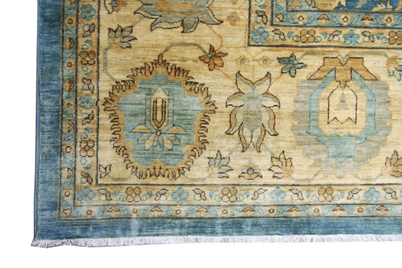 Ziegler Teppich 366 x 266 cm - blau