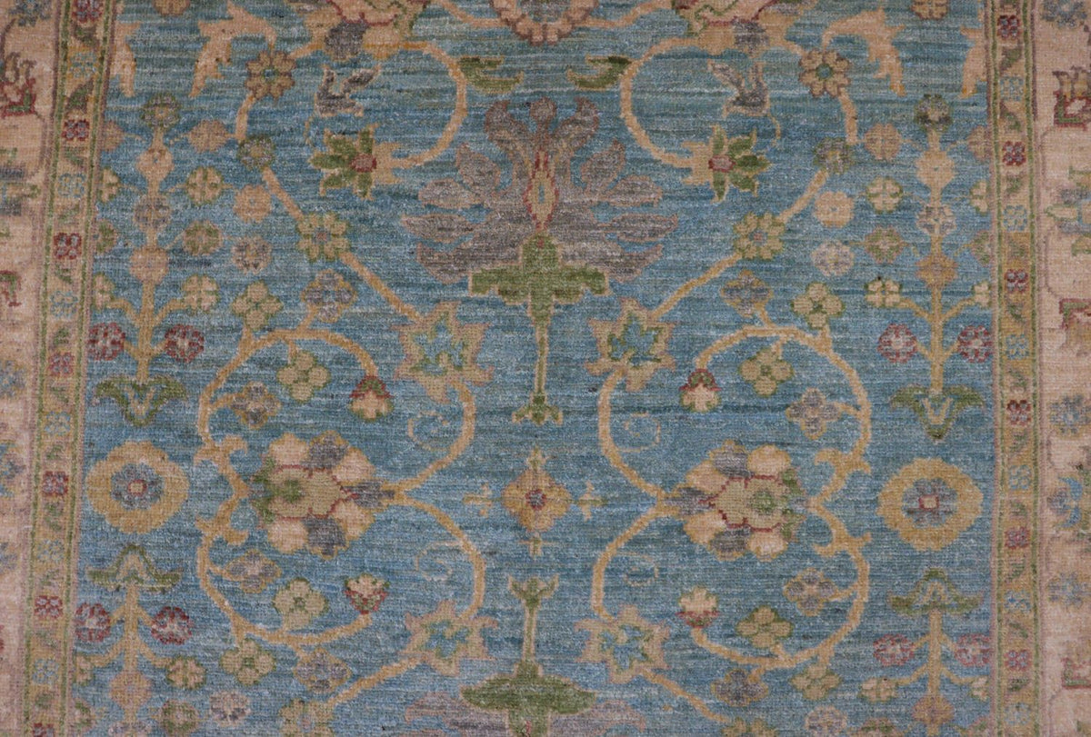 Ziegler Teppich 178 x 123 cm - blau