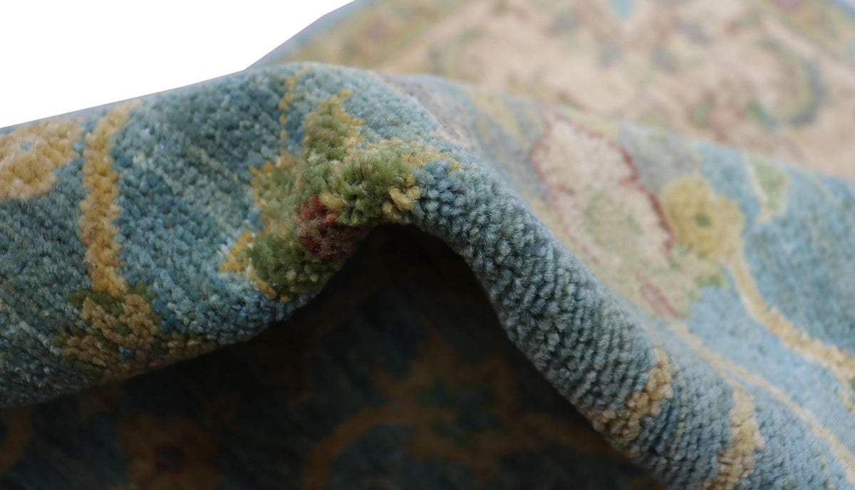 Ziegler Teppich 178 x 123 cm - blau