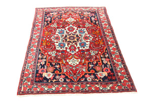 Perserteppich - Bidjar 160 x 110 cm - rot