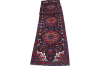 Tapis de couloir Tapis persan - Nomadic - 525 x 118 cm - bleu