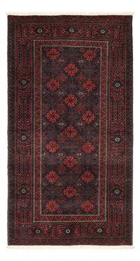 Tappeto corsia Tappeto Belutsch - 193 x 104 cm - rosso scuro