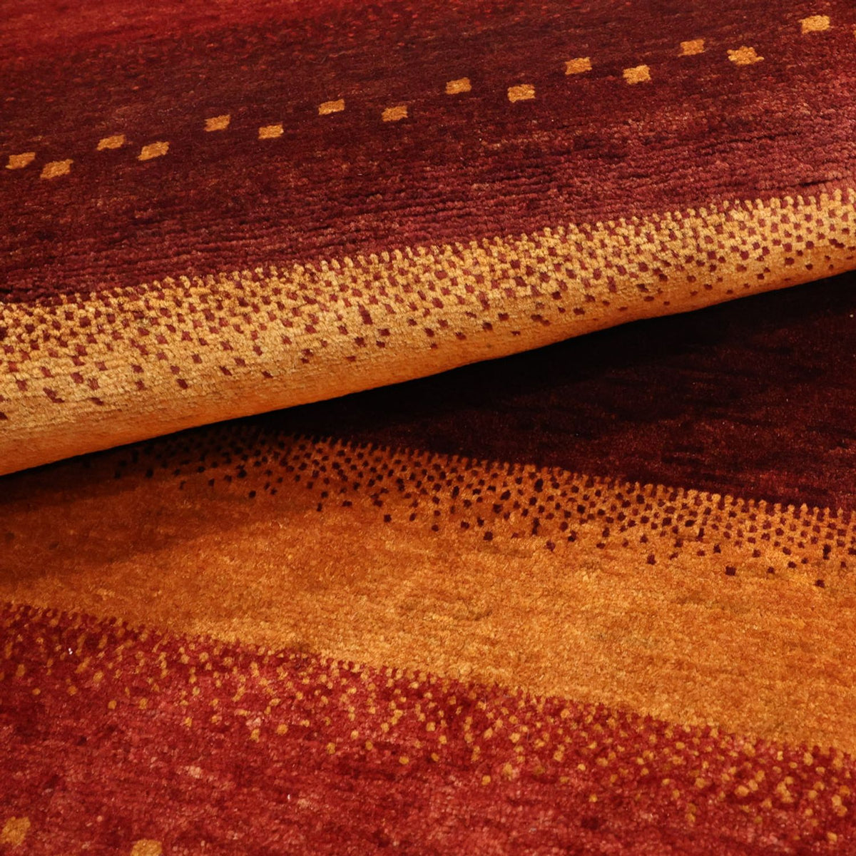 Gabbeh Teppich - Kaschkuli Perser - 118 x 98 cm - mehrfarbig