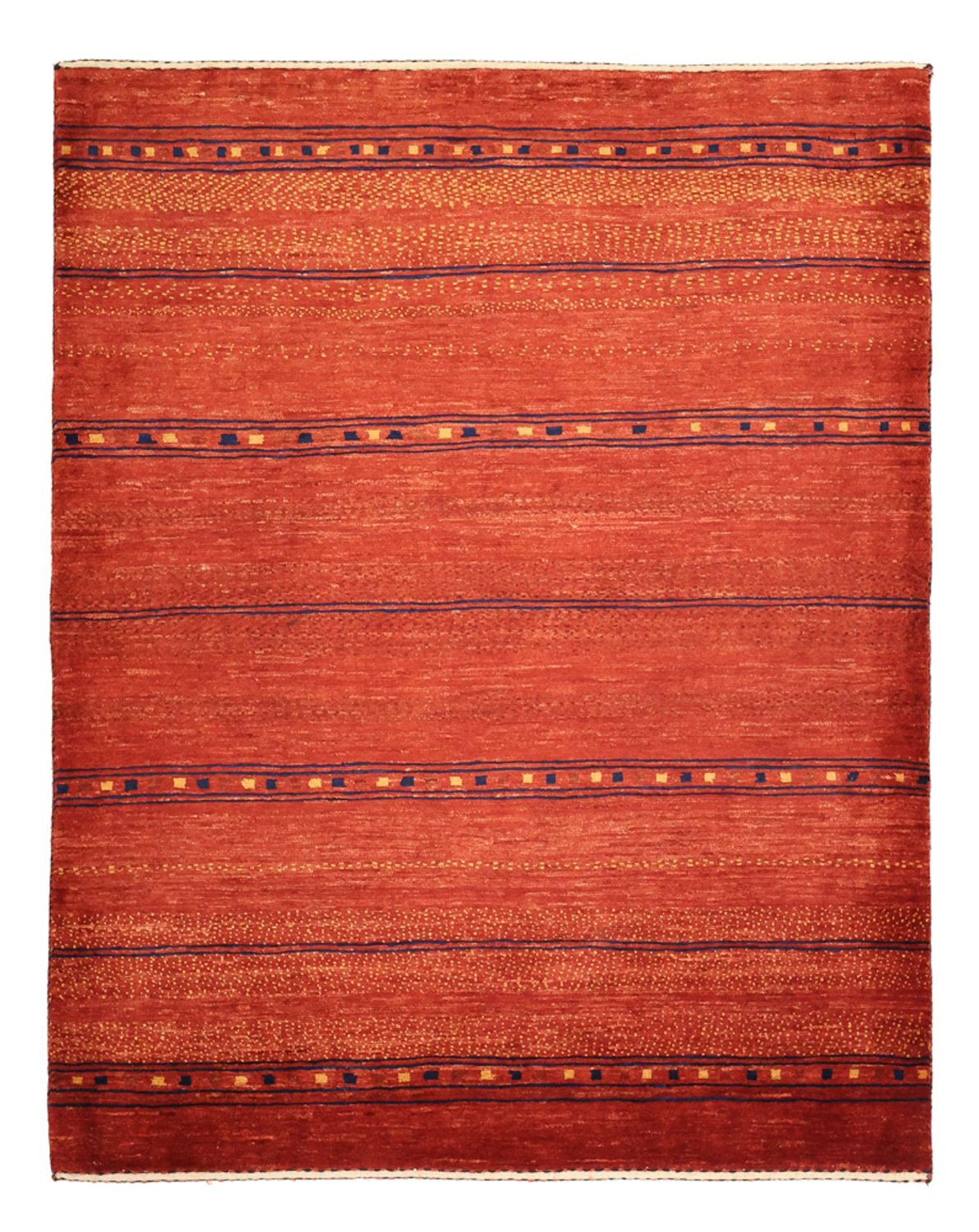 Gabbeh Teppich - Kaschkuli Perser - 129 x 103 cm - mehrfarbig