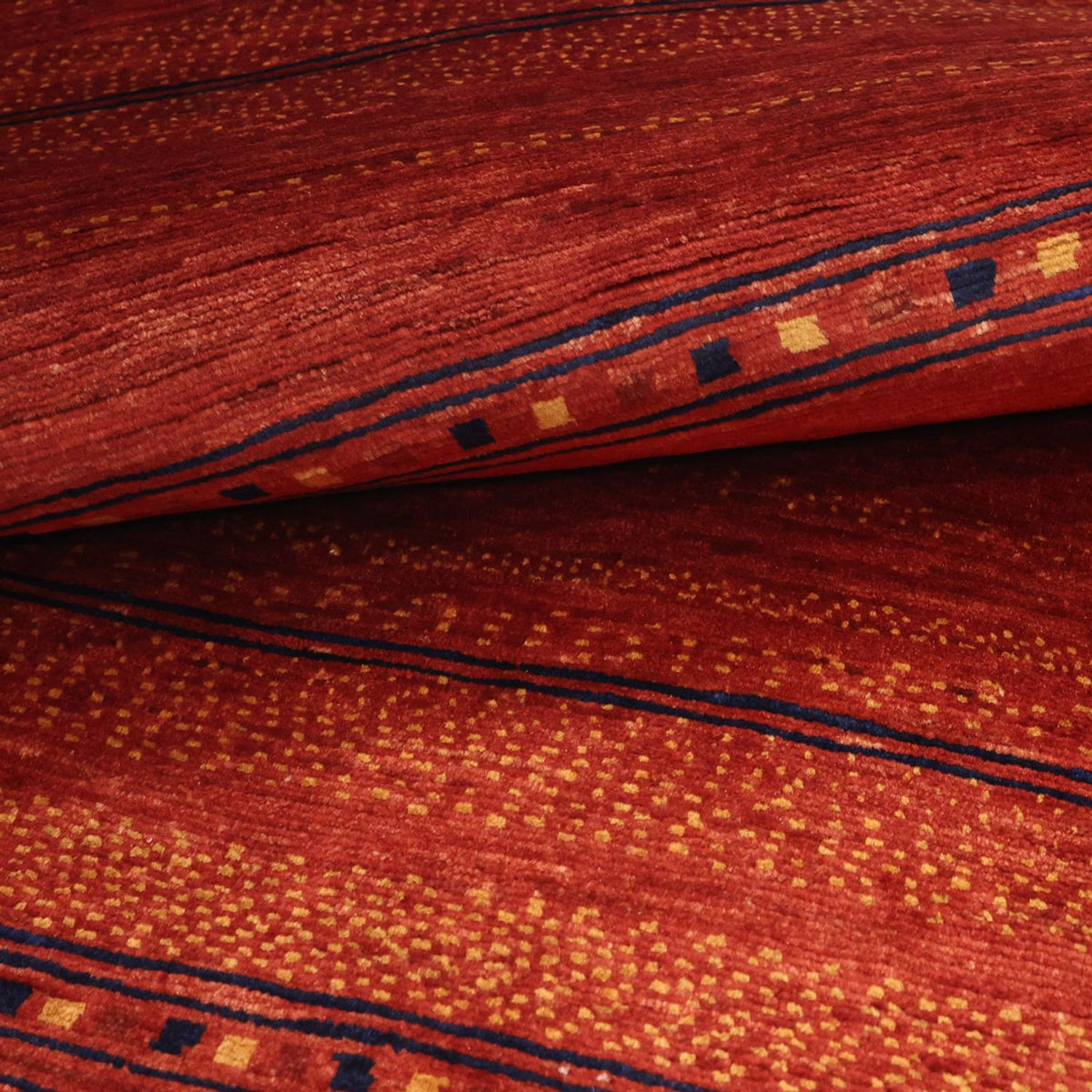 Gabbeh Teppich - Kaschkuli Perser - 129 x 103 cm - mehrfarbig