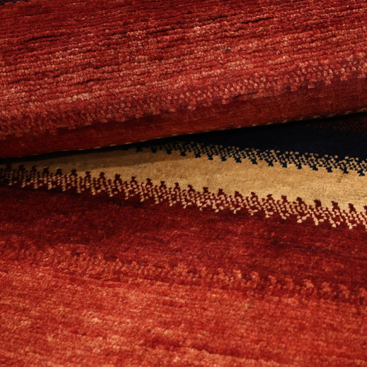 Gabbeh Teppich - Kaschkuli Perser - 109 x 96 cm - mehrfarbig