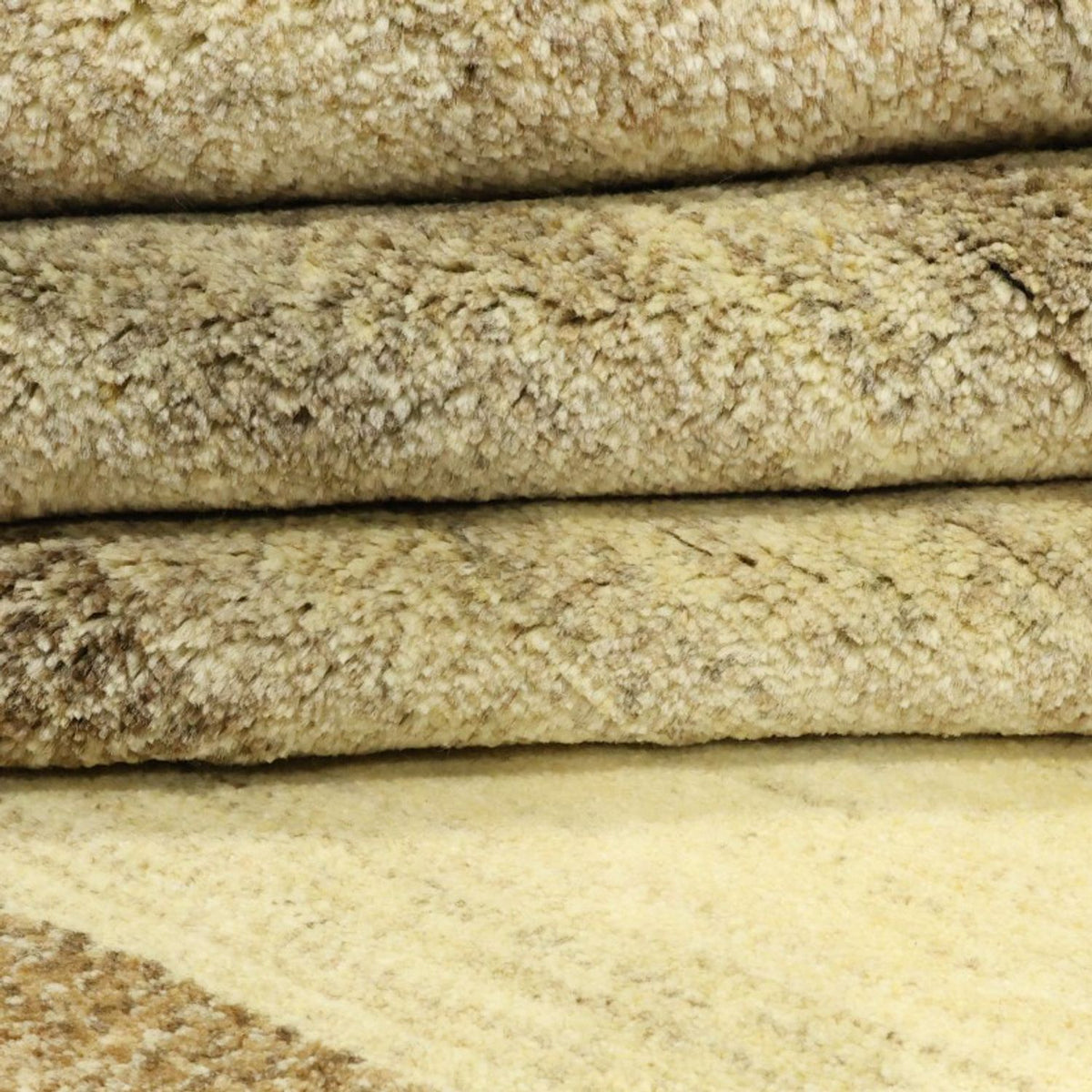 Gabbeh Teppich - Perser - 329 x 247 cm - dunkelbeige