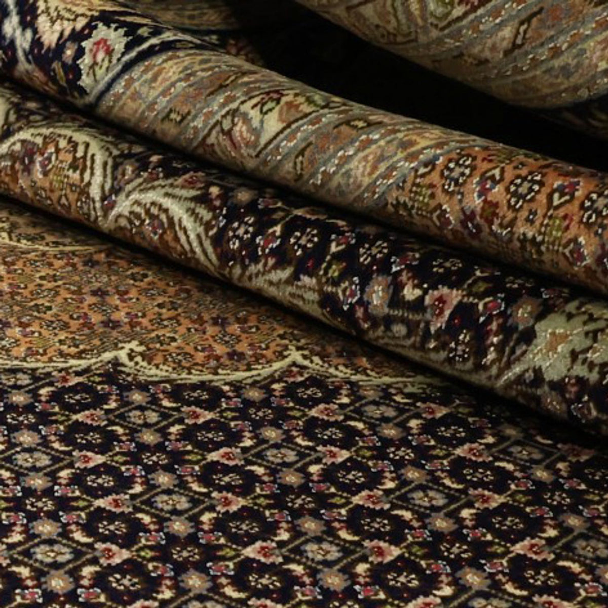 Perserteppich - Täbriz - Royal - Royal - 350 x 249 cm - dunkelbraun