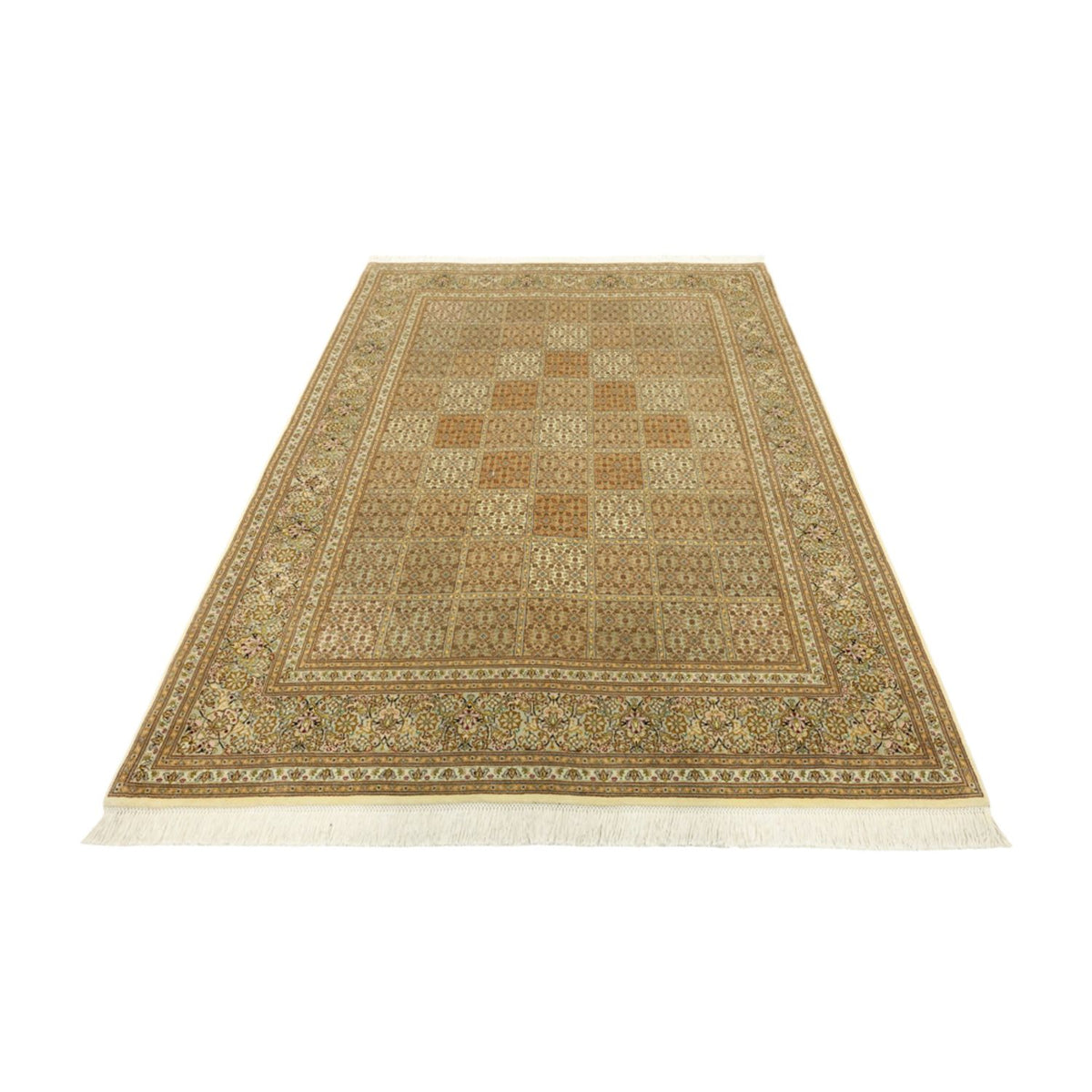 Perserteppich - Täbriz - Royal - Royal - 207 x 151 cm - dunkelbeige