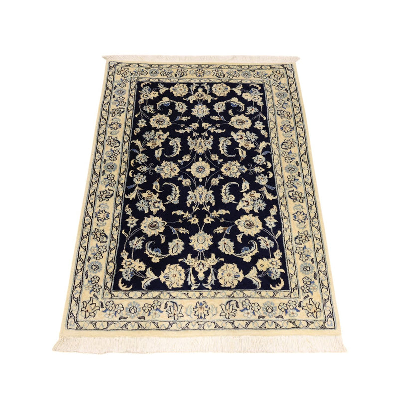 Perserteppich - Nain - Royal - Royal - 114 x 78 cm - dunkelblau