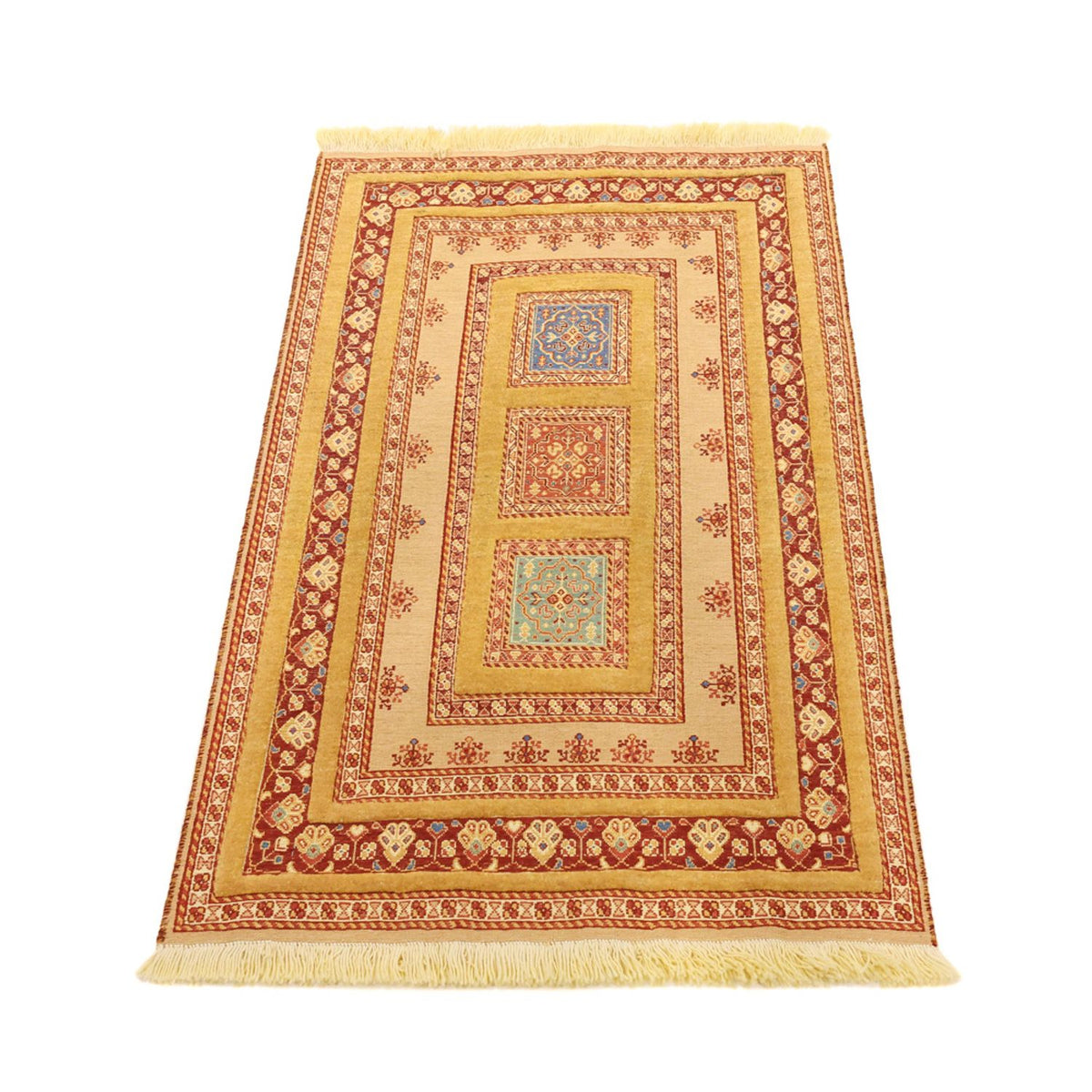 Kelim Teppich - Oriental - 124 x 78 cm - hellbeige