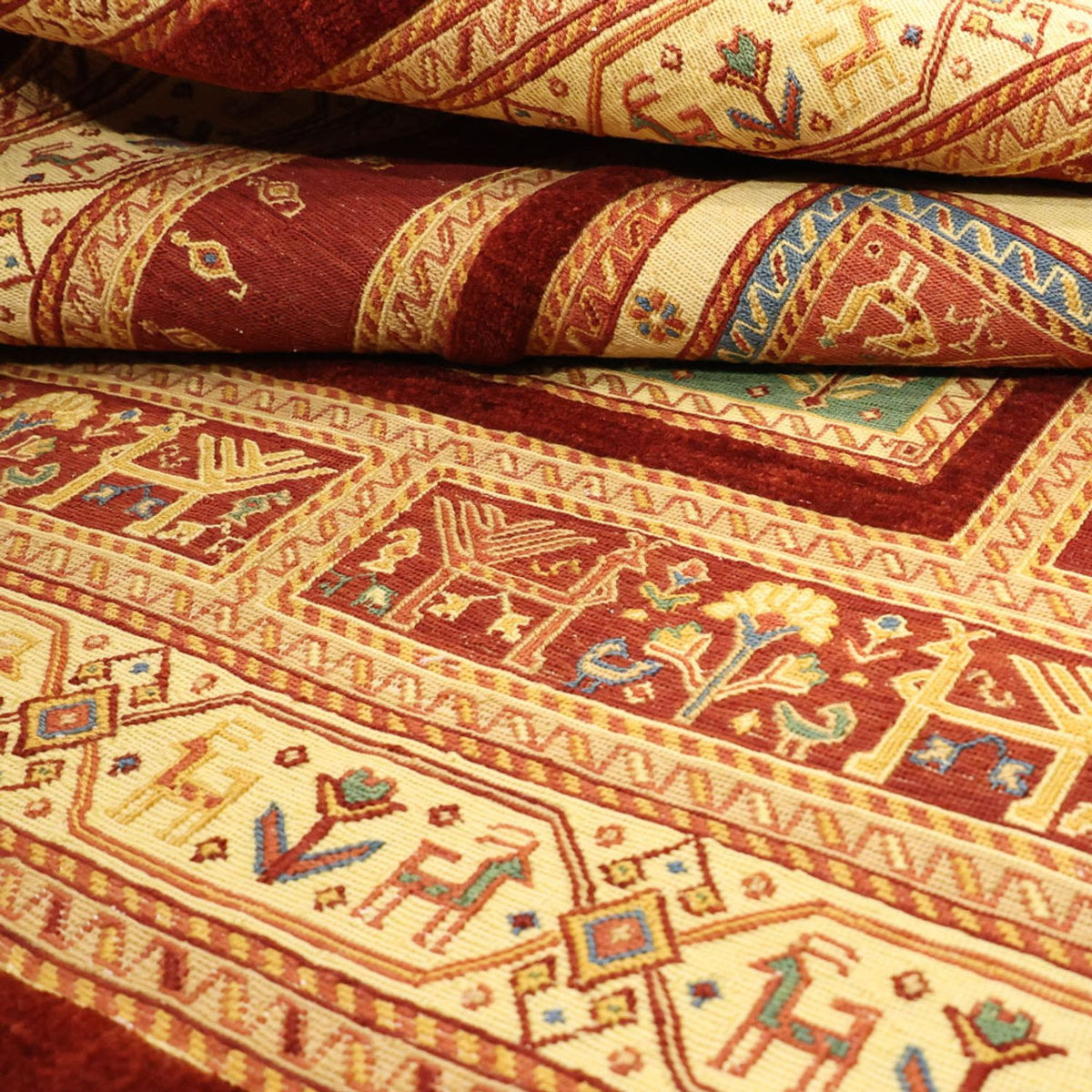 Kelim Teppich - Oriental - 155 x 111 cm - mehrfarbig