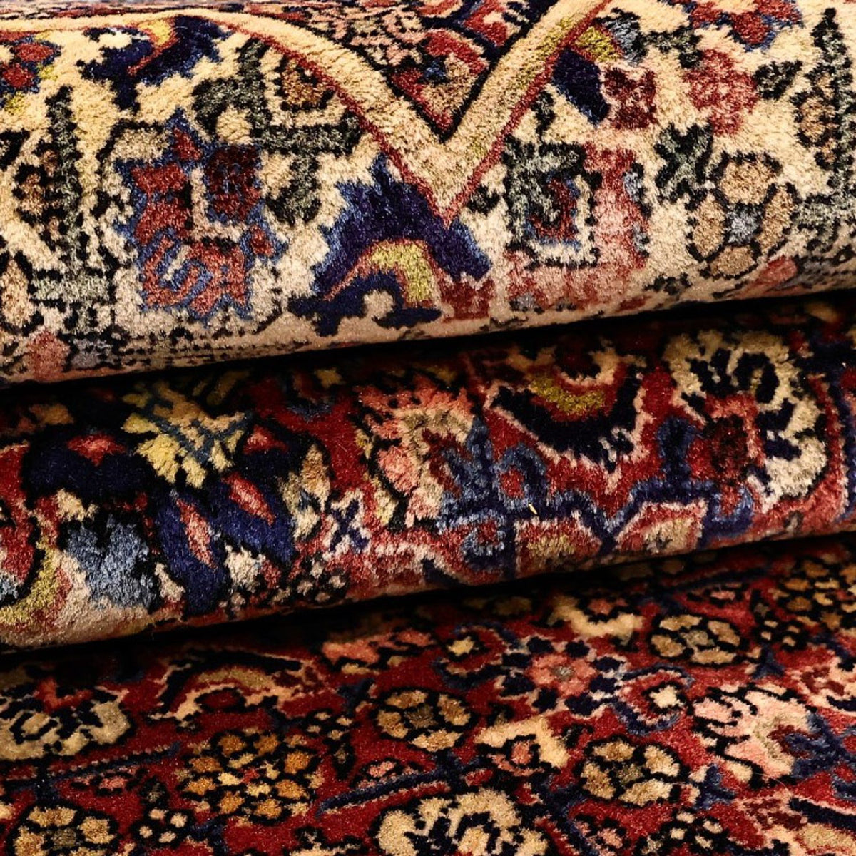 Perserteppich - Bidjar - 216 x 144 cm - dunkelrot