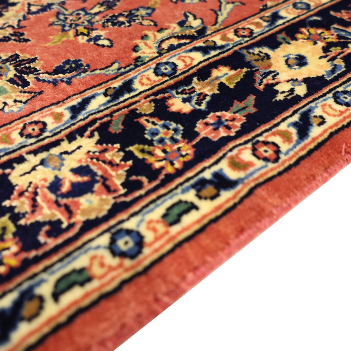 Perserteppich - Keshan - Seidenkette - 122 x 59 cm - rot