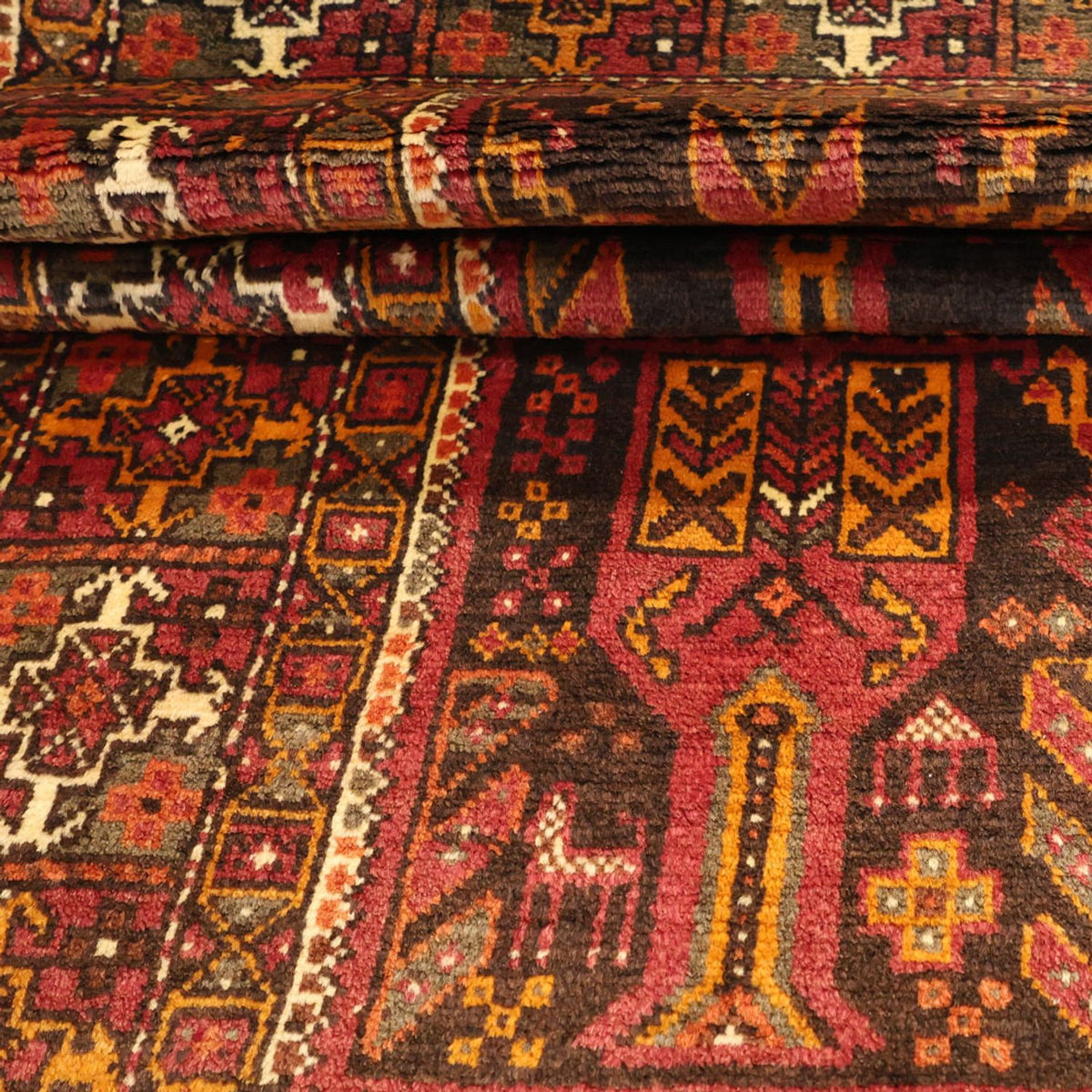 Läufer Belutsch - 211 x 102 cm - mehrfarbig