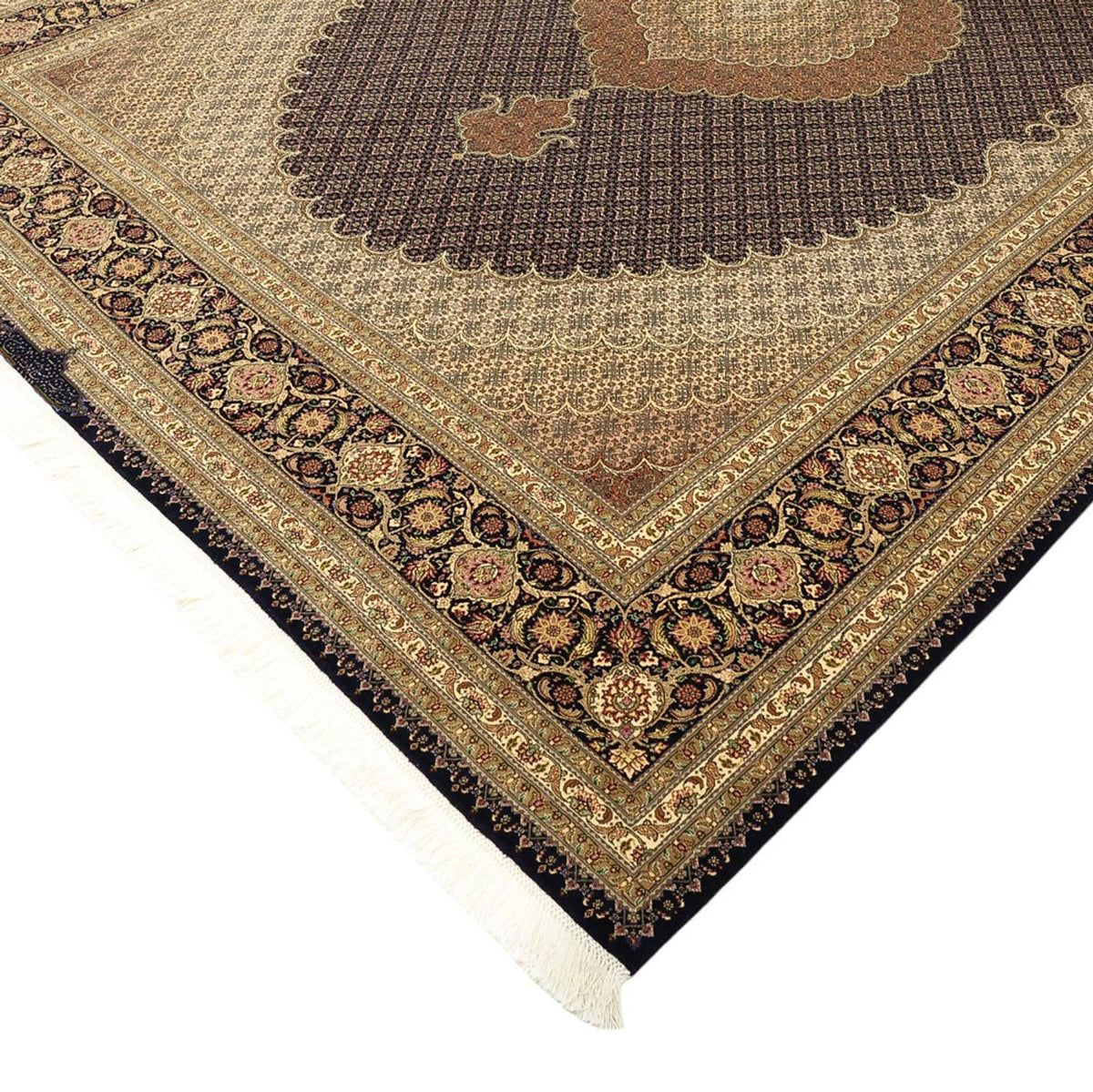 Perserteppich - Täbriz - Royal - Royal - 354 x 248 cm - dunkelbraun