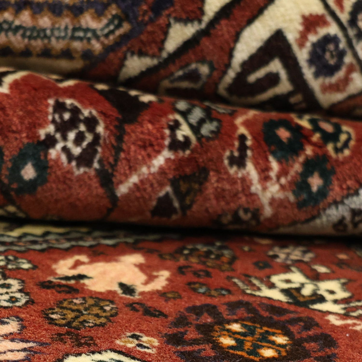 Perserteppich - Nomadic - 156 x 106 cm - mehrfarbig