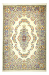 Kerman Teppich 149x214cm - Perserteppich - creme - Rechteckig / Creme / 149 x 214 cm Rechteckig