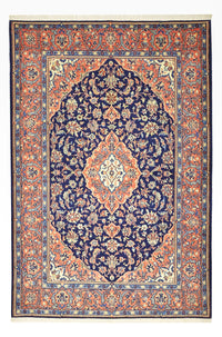 Tappeto Persero - Keshan - 169 x 114 cm - blu scuro