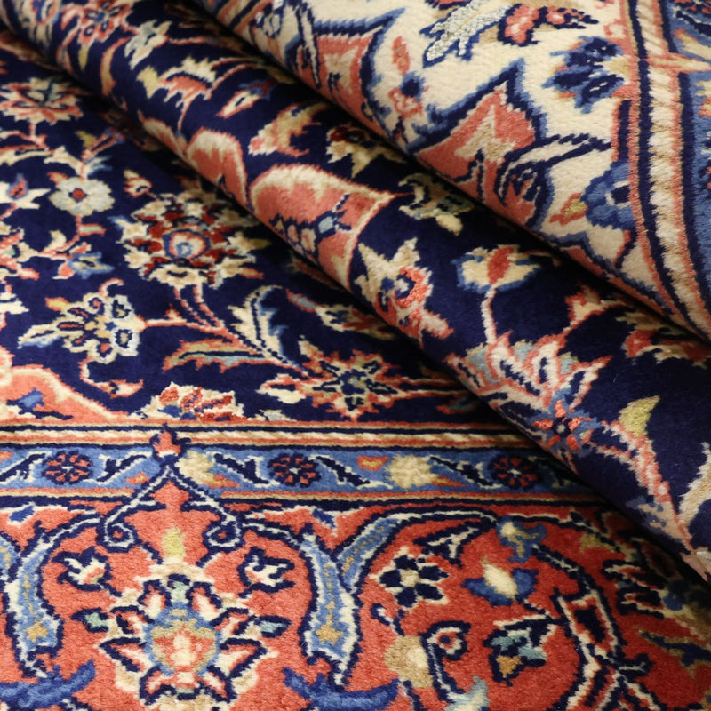 Perserteppich - Keshan - 169 x 114 cm - dunkelblau