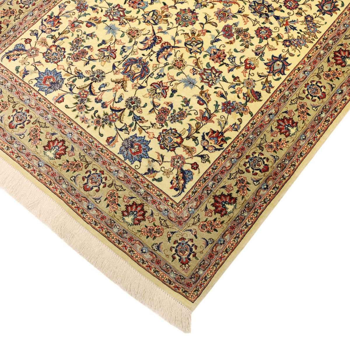 Perserteppich - Isfahan - Premium - 153 x 100 cm - beige