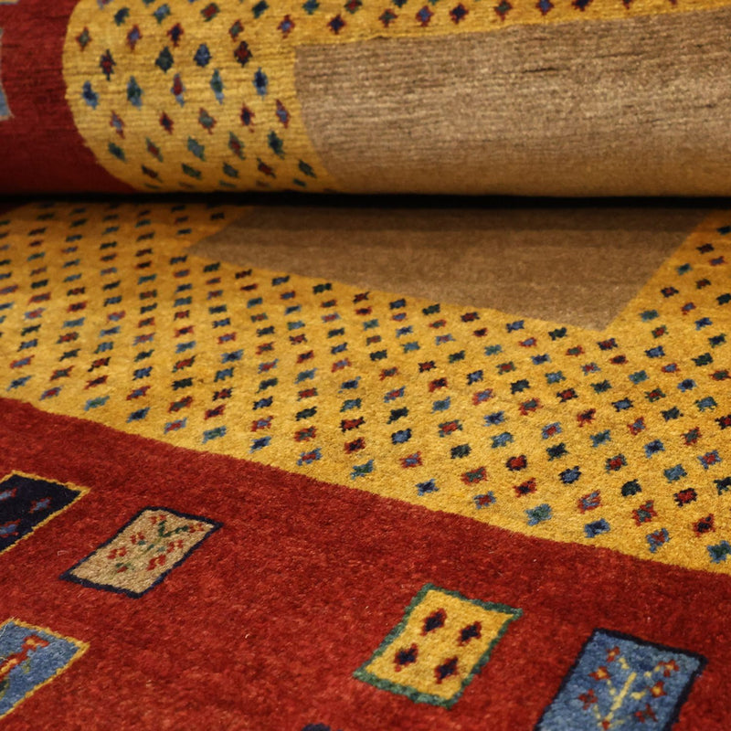 Gabbeh Teppich - Loribaft Perser - 158 x 108 cm - mehrfarbig