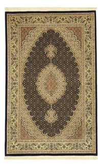 Tapis persan - Tabriz - Royal - Chaîne de soie - 160 x 98 cm - beige foncé