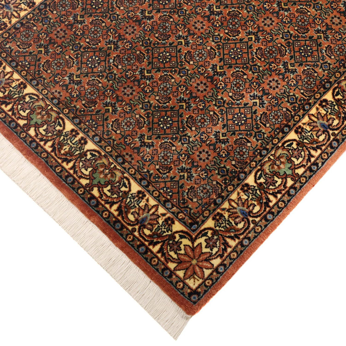 Perserteppich - Bidjar - 144 x 71 cm - dunkelbeige