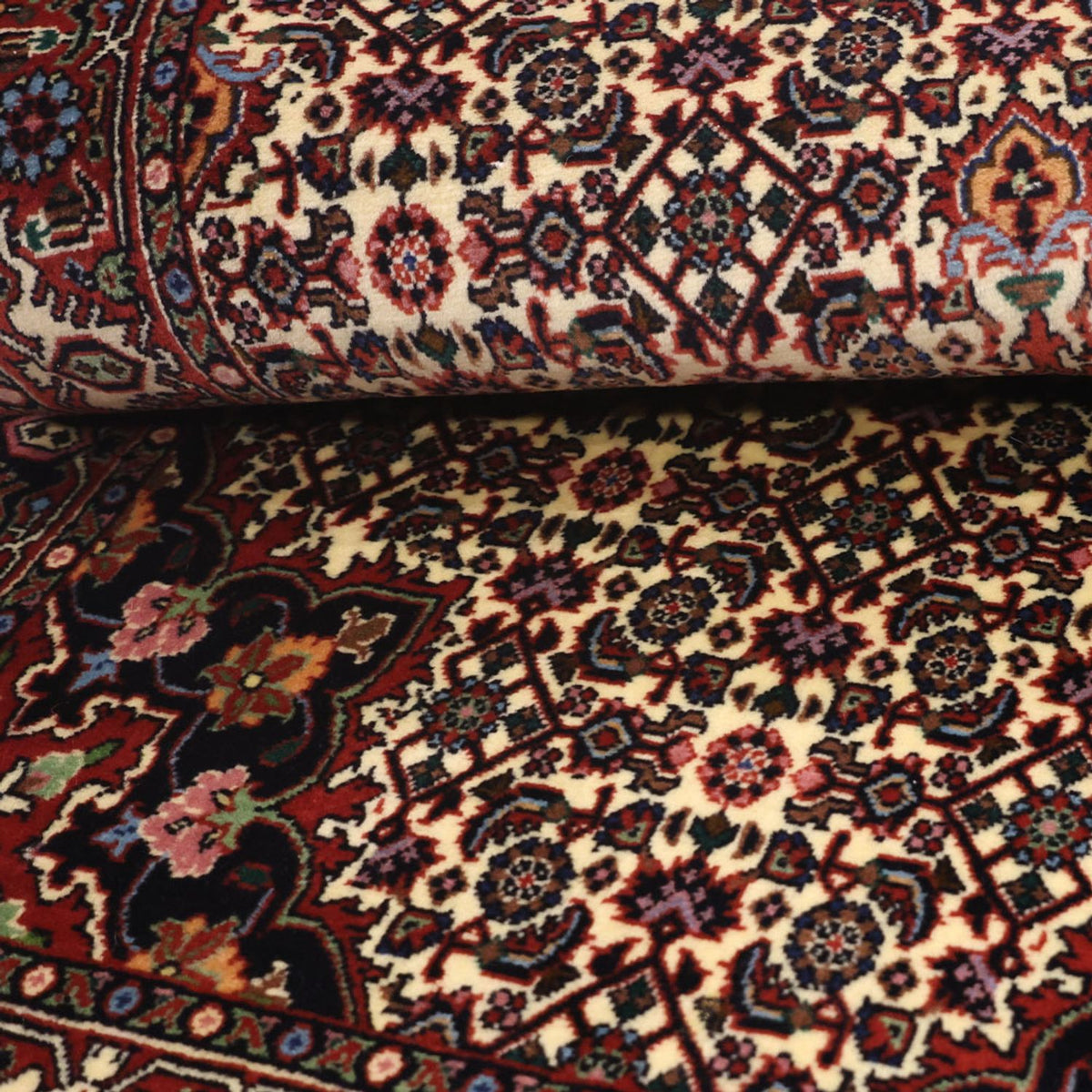 Perserteppich - Bidjar - 137 x 72 cm - dunkelbeige