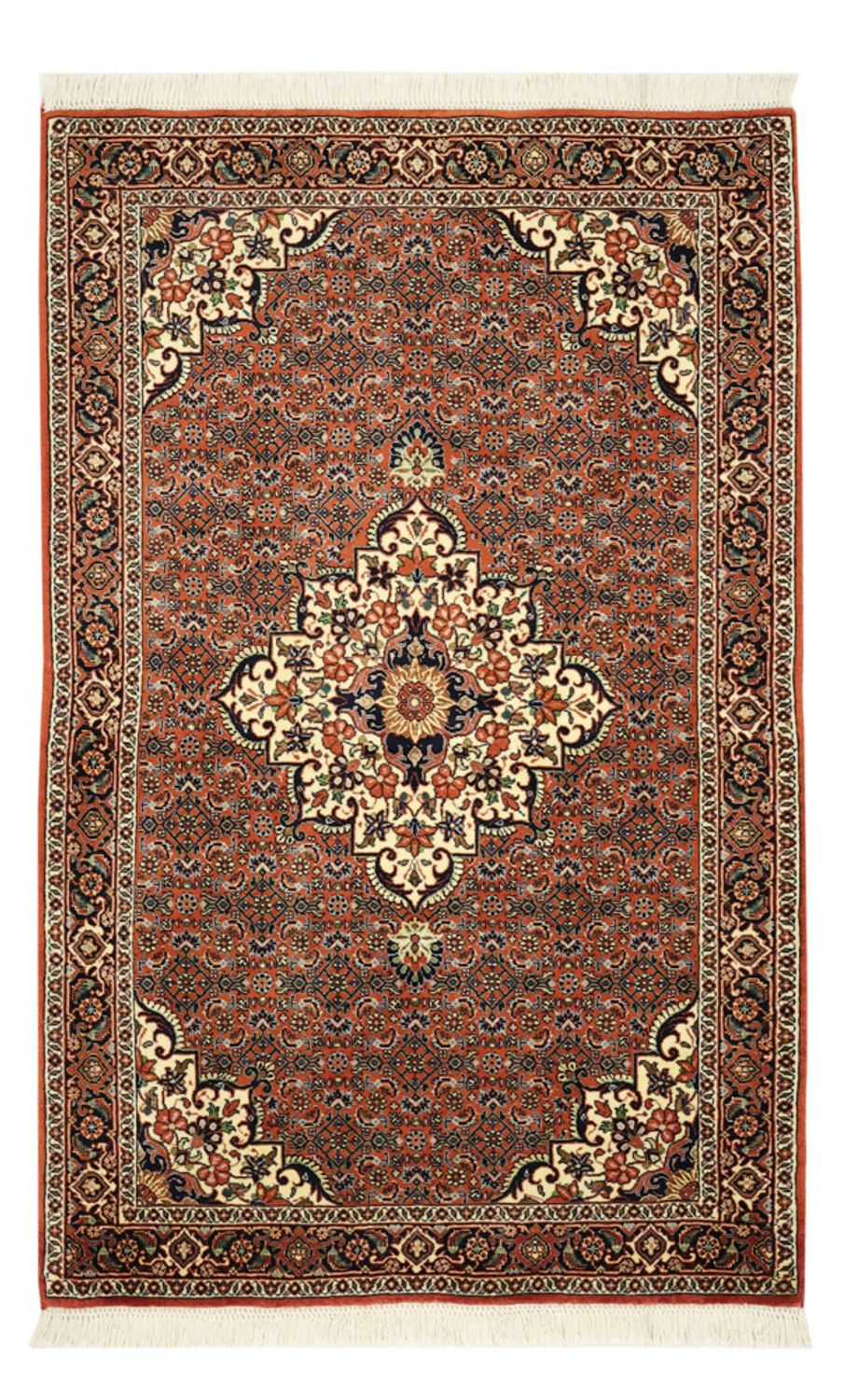 Perserteppich - Bidjar - 141 x 89 cm - dunkelbeige
