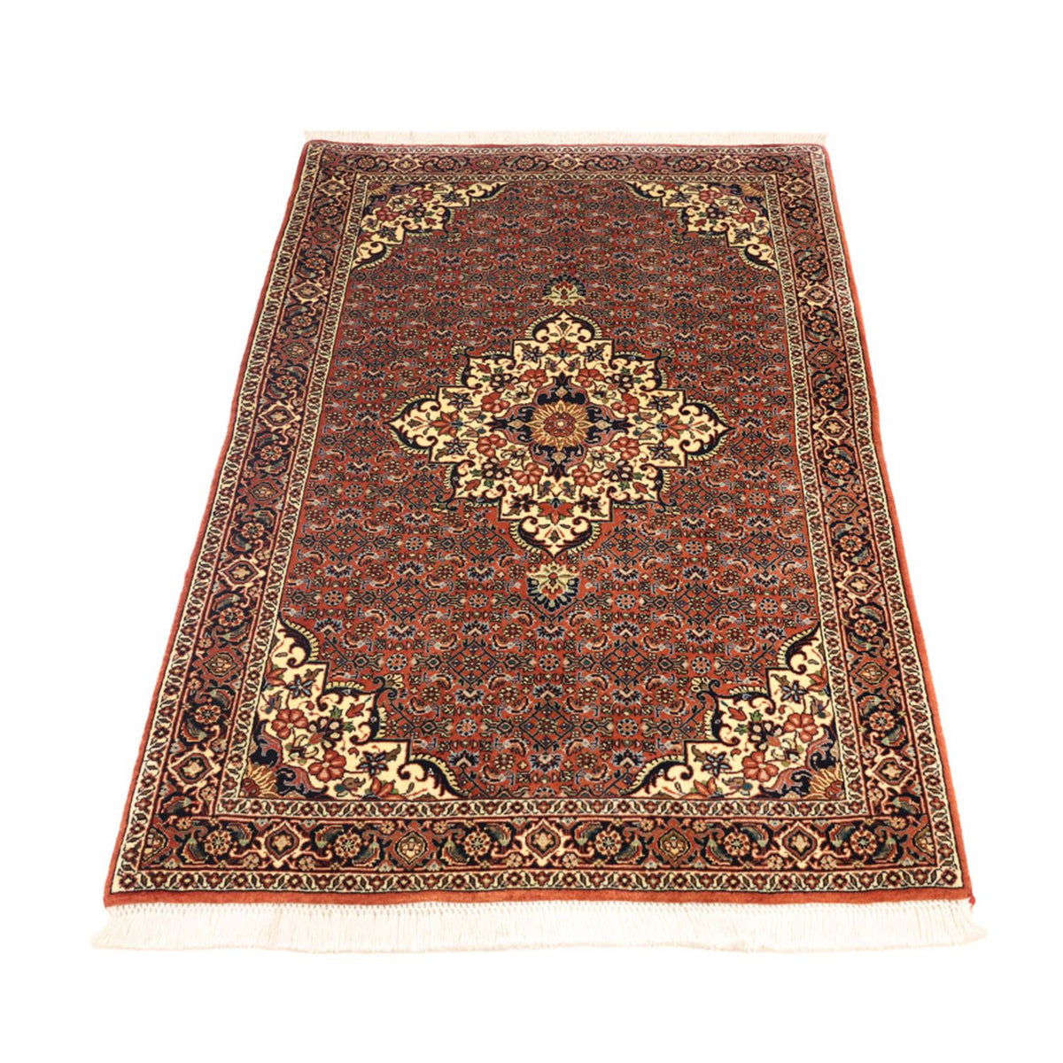 Perserteppich - Bidjar - 141 x 89 cm - dunkelbeige