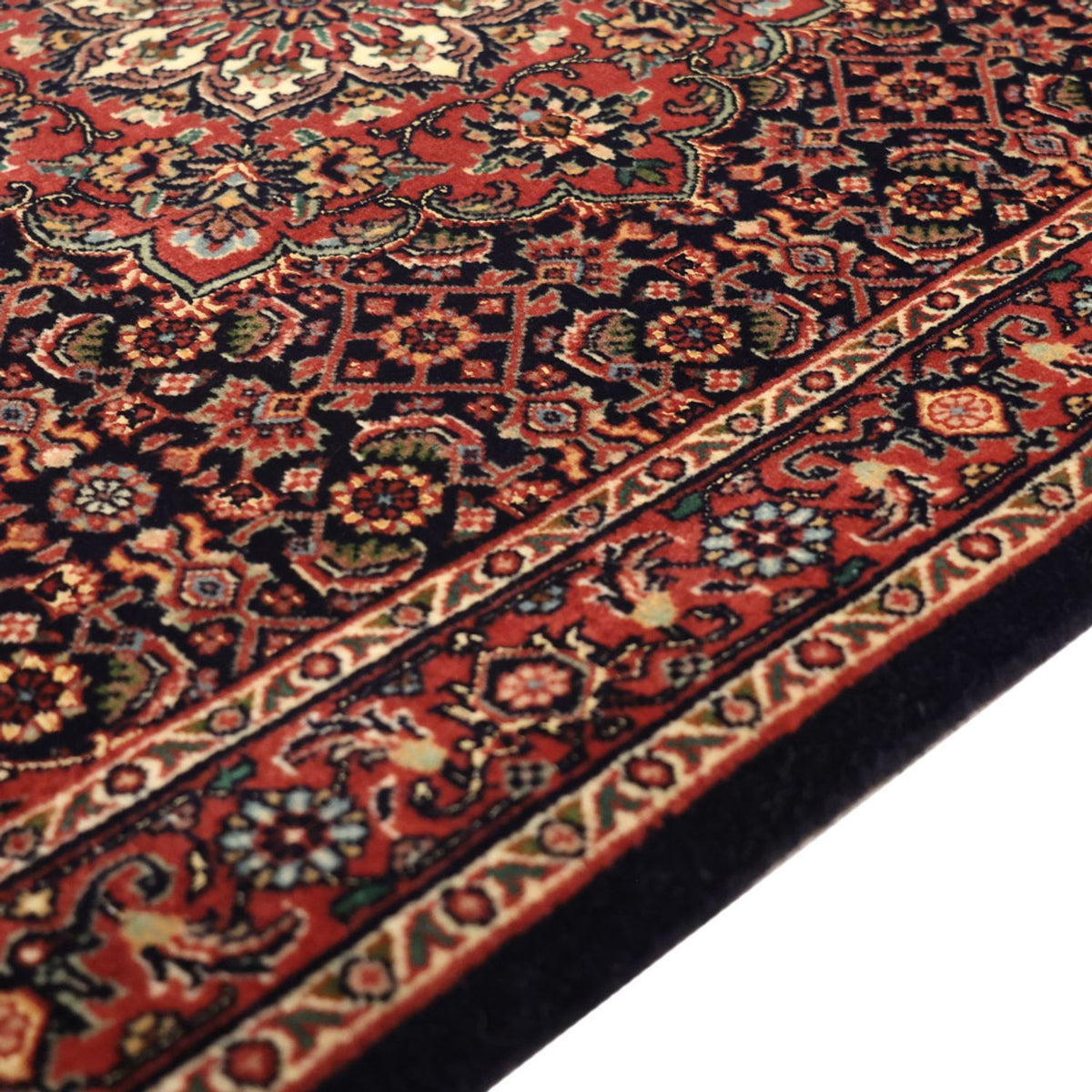 Perserteppich - Bidjar - 131 x 79 cm - dunkelrot