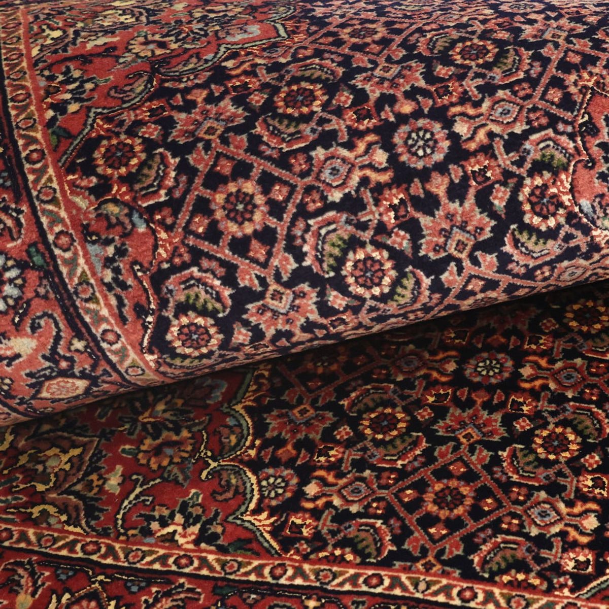 Perserteppich - Bidjar - 131 x 79 cm - dunkelrot