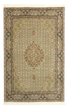 Täbriz - 50 Raj Teppich 101x152cm - Perserteppich - Rechteckig / Sand / 101 x 152 cm Rechteckig