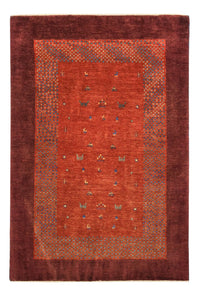 Tappeto Gabbeh - Kashkuli Persero - 157 x 104 cm - rosso