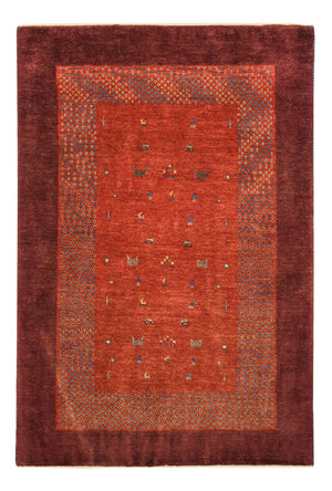 Gabbeh Teppich - Kaschkuli Perser - 157 x 104 cm - rot