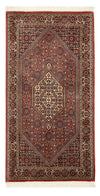 Bidjar Tappeto 70x136cm - Tappeto persiano - rosso scuro - Rettangolo / Rosso scuro / 70 x 136 cm Rettangolo