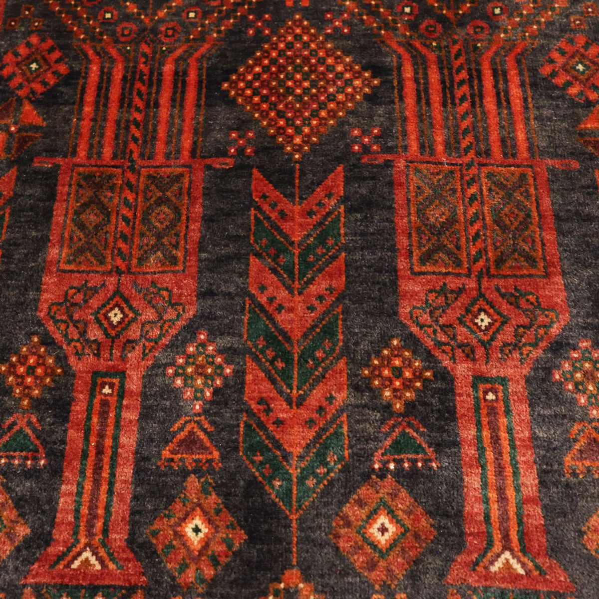 Läufer Belutsch - 292 x 110 cm - dunkelrot