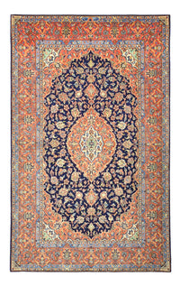 Tapis persan - Bidjar - Royal - 220 x 136 cm - bleu foncé