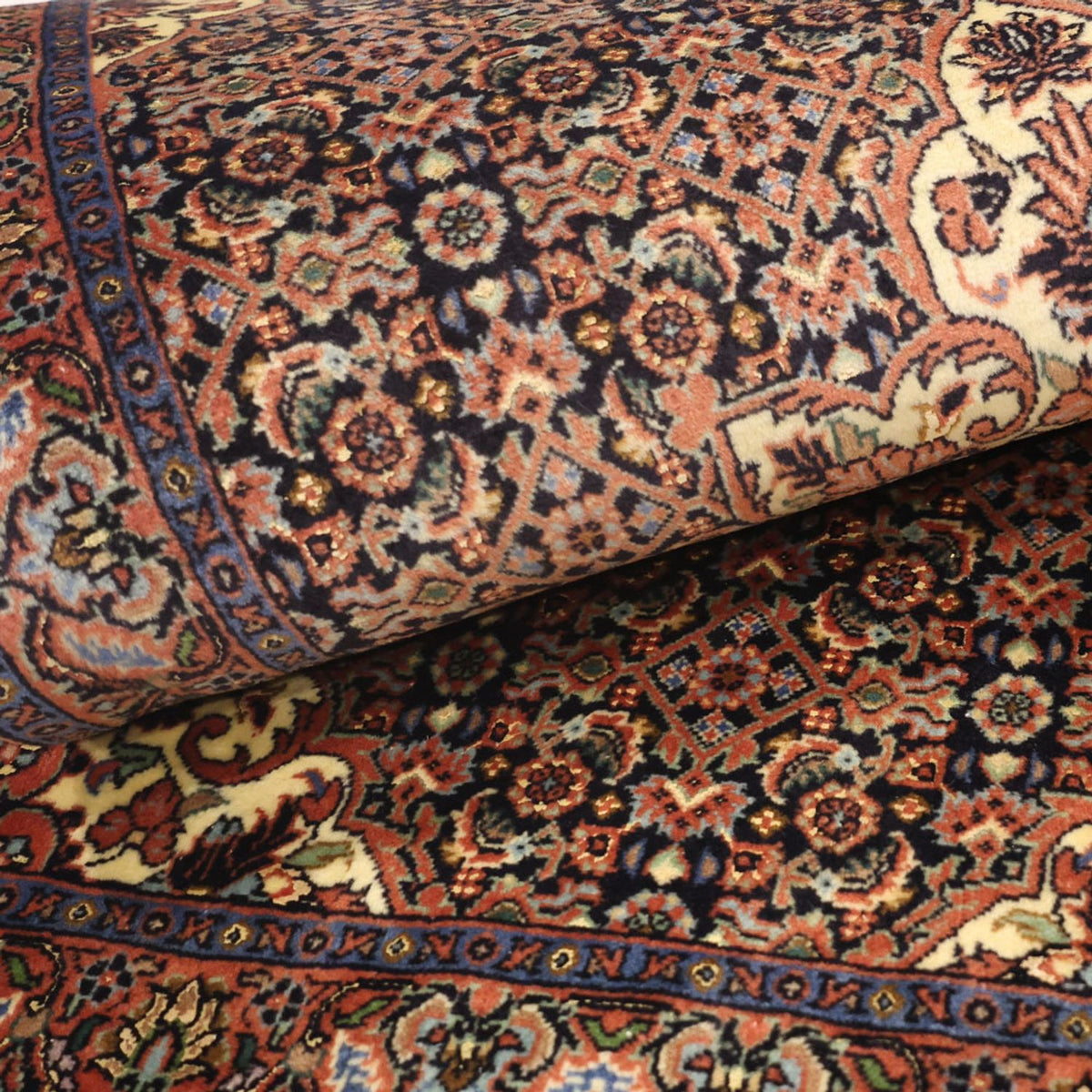 Perserteppich - Bidjar - 138 x 72 cm - dunkelbeige