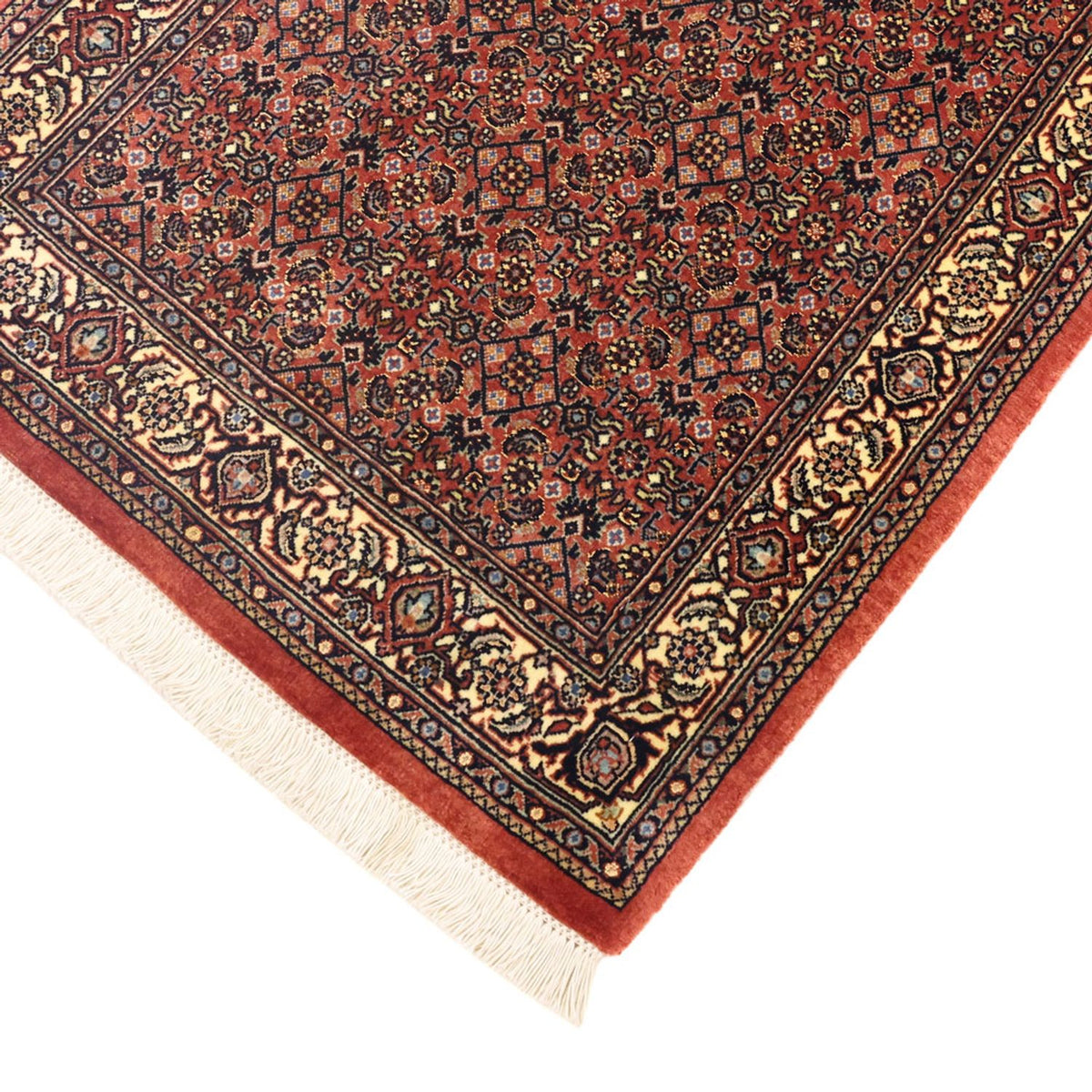 Perserteppich - Bidjar - 142 x 72 cm - dunkelbeige